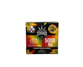 5000mg - Sour Assorted Cubes (hybrid) – Liquid Diamond Infused