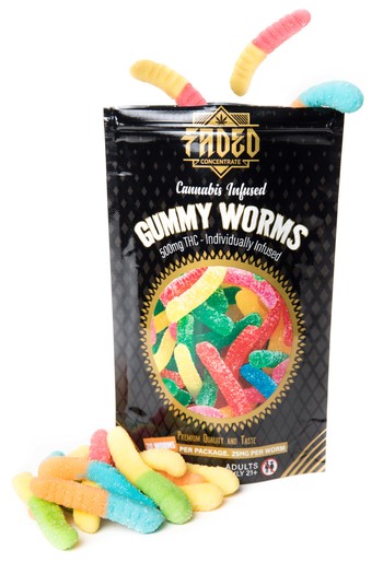 500mg Gummy Worms