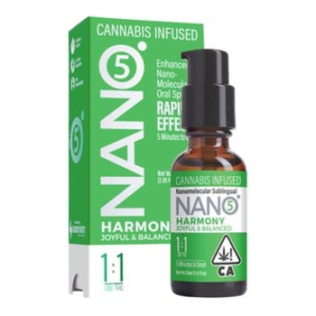 Sunderstorm - NANO5 Harmony 1:1 CBD/THC Sublingual 30ml