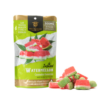 THC Infused Fresh Watermelon Gummy 500mg