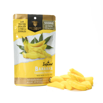 THC Infused Banana Gummy  500mg