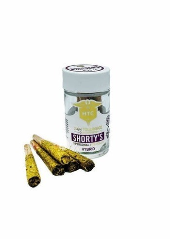 High Tolerance -Shorty’s 5 personal infused pre-rolls Hybrid - GELANADE 3.5g