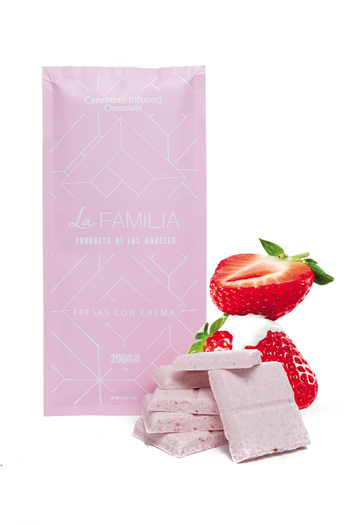 200mg Fresas Con Creme - La Familia Chocolate