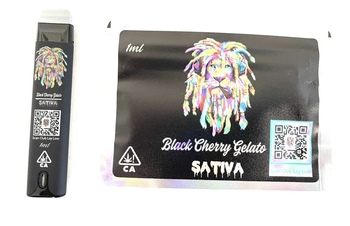 Bossup Lay Low Puff 1g Black Cherry Gelato pod